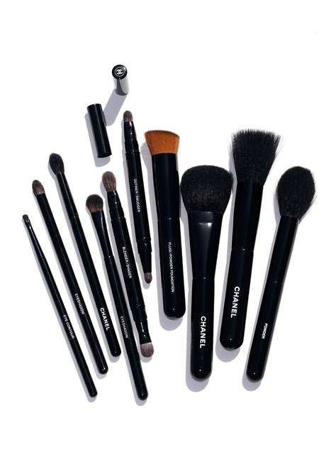 chanel hairbrush|Chanel new makeup brushes.